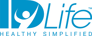 A logo for ID Life.